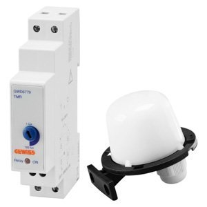 Gewiss Alkonykapcs. - Kültéri érzékelő - 1…100LUX - 1 NO érintkező - 1 modul