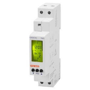 Gewiss Kompakt heti időkapcs. - Működési tartalék: 4 ÉV - 1 NO érintkező - 1 modul