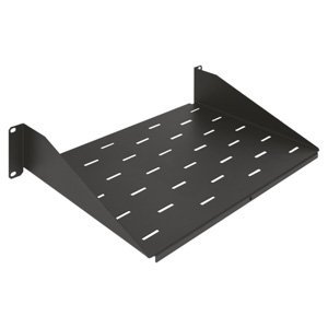 Gewiss 19'' fix polc - Mélység: 260MM - 2U - Fekete termékfotó