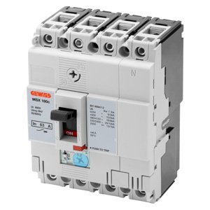 Gewiss Msx 160c 16KA 3P+N 80A 525V termékfotó