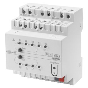 Gewiss Ventilátoros fűtőtest aktuátor 0-10V - Knx - IP20 - 4 modulos - Kalapsínre szerelhető