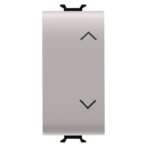 Gewiss Elektronikus nyomógomb - Dupla - Busz kapcsoló interfészek vezérléséhez- 1P 2NO/NC potenciálmentes - 1 modulos - Szatén bézs - CHORUSMART termékfotó