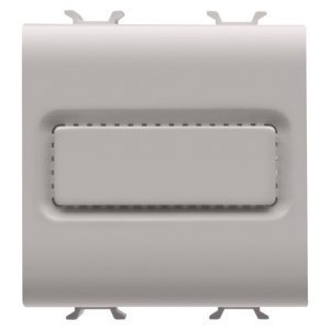 Gewiss Három szólamú csengő 3 független bemenettel - 12V AC/DC 6VA 80 db 1 méter távolságnál - 2 modulos - Szatén bézs - CHORUSMART