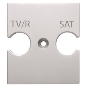 Gewiss Csatlakozó-aljzat előlap - TV/R-SAT kombinált csatlakozó-aljzathoz - Szatén bézs - CHORUSMART termékfotó
