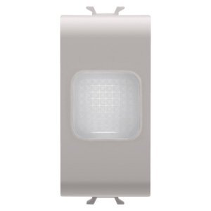 Gewiss Tartalékvilágítási lámpa - 230 V AC 50/60 hz 1h - 1 modulos - Szatén bézs - CHORUSMART