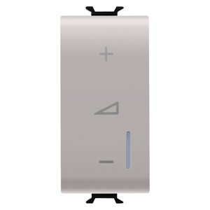 Gewiss Univerzális szabályozó gomb - Nyomógomb - 230 V AC 50/60Hz - 1 modulos - Szatén bézs - CHORUSMART