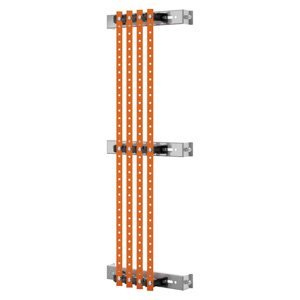 Gewiss Gyűjtősín tartóelem pár - Egyenes gyűjtősínekhez 20x5-30x5 - 250-400A - 250-400MM mély elosztószekrényekhez - Külső kábelrekesz - Qdx 630H termékfotó
