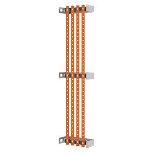 Gewiss Gyűjtősín tartóelem pár - Egyenes gyűjtősínekhez 20x5-30x5 - 250-400A - 200MM mély elosztószekrényekhez - Belső kábelrekesz - Qdx 630L