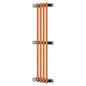 Gewiss Gyűjtősín tartóelem pár - Egyenes gyűjtősínekhez 25x4-30x5 - 250-400A - 200MM mély elosztószekrényekhez - Külső kábelrekesz - Qdx 630L/H