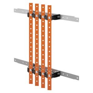 Gewiss Gyűjtősín tartóelem pár - Egyenes gyűjtősínekhez 25x4-30x5 - 250-400A - 300MM mély ÉS 600MM széles elosztószekrényekhez - Qdx 630L