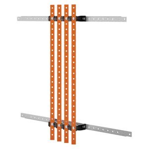 Gewiss Gyűjtősín tartóelem pár - Egyenes gyűjtősínekhez 25x4-30x5 - 250-400A - 300MM mély ÉS 850MM széles elosztószekrényekhez - Qdx 630L