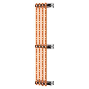 Gewiss Gyűjtősín tartóelem pár - Egyenes gyűjtősínekhez 20x5-30x5 - 250-400A - 250-400MM mély elosztószekrényekhez - Oldalsó kábelrekesz - Qdx 630H