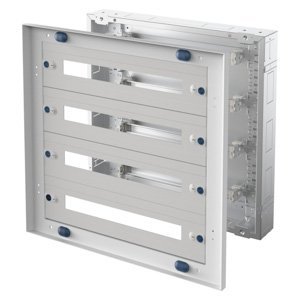 Gewiss Cvx elosztótábla 160I - Süllyesztett - 600x600x105- 96(24x4) M- IP30 - Ajtó nélk. - Szürke RAL7035 termékfotó