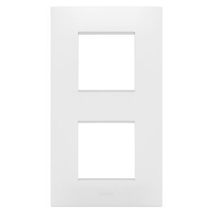 Gewiss Ego international díszítőkeret - Technopolimer - 2+2 modulos függőleges - Szatén fehér - CHORUSMART termékfotó