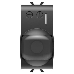 Gewiss Infravörös mozgásérzékelő - 230 V AC 50/60 HZ - Szatén fekete - 1 modulos - CHORUSMART