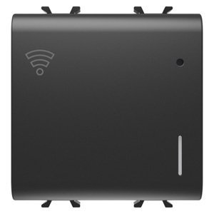 Gewiss Otthonautomatizálási gateway - 100/240 V AC 50/60 HZ - 2 modulos - Szatén fekete - CHORUSMART