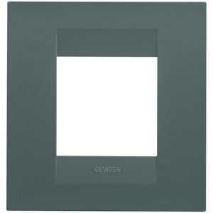 Gewiss Geo international díszítőkeret - Festett technopolimer - 2 modulos - Pávakék - CHORUSMART termékfotó