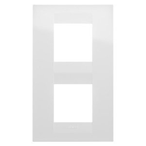 Gewiss Geo international díszítőkeret - Technopolimer - 2+2 modulos, függőleges - Tejfehér - CHORUSMART termékfotó
