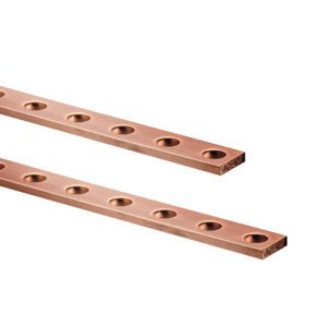 Gewiss Egyenes réz gyűjtősín pár - 250A 20X5MM H=1750MM cvx 630K/630M elosztótáblákhoz