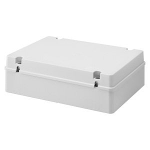 Gewiss Csatlakozódob. norm. magasság, teli, csavaros fedél - IP56 - Belső méretek: 380X300X120 - Sima falak - GWT960ºC - Szürke RAL 7035 termékfotó