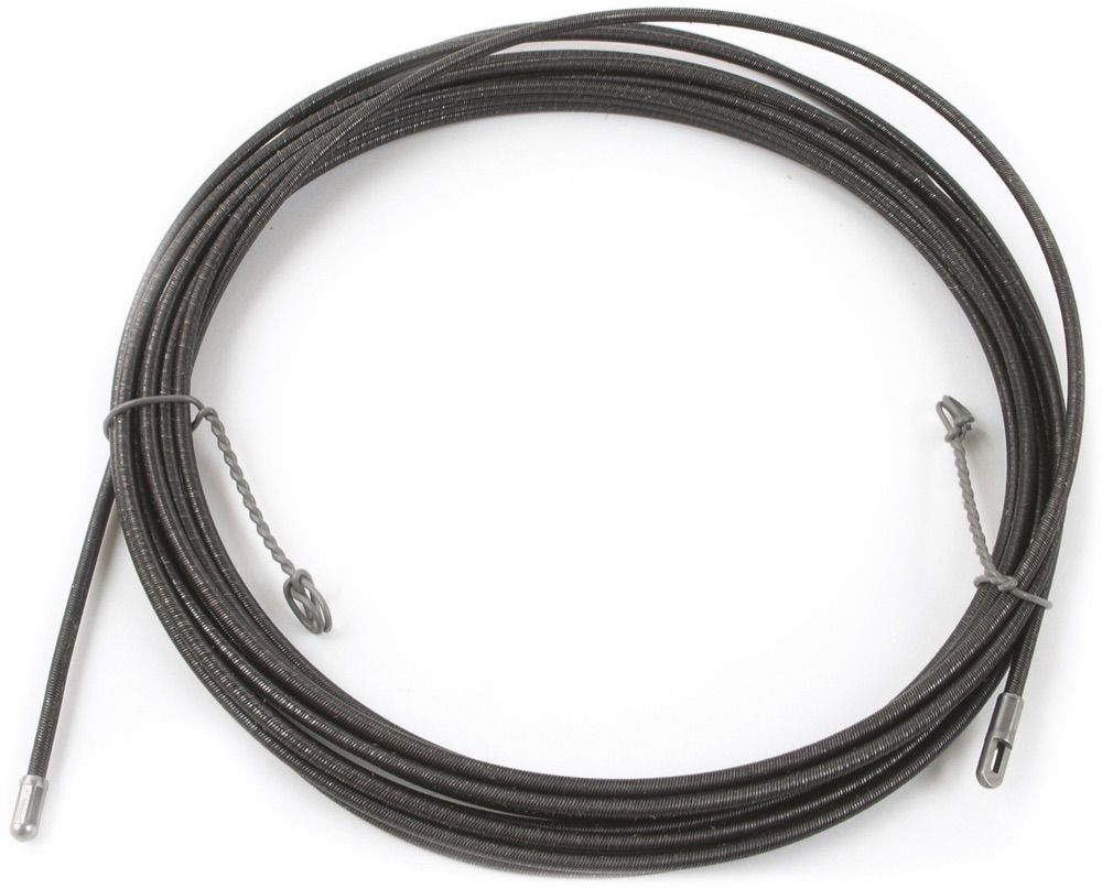 Univolt EZF 30 Fém-spirál behúzószál, hossz. 30m, átm. 3,7mm, mindkét végén vezetöfej