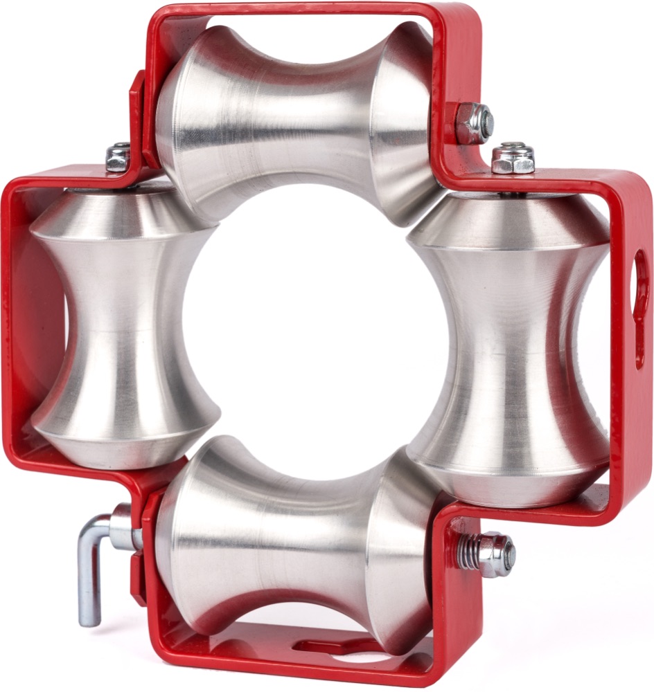Univolt PR ALU 40  (105250) Kábeltálca görgö, 40mm átm. kábelhez, 4 alu görgö, rögzítö nélkül termékfotó