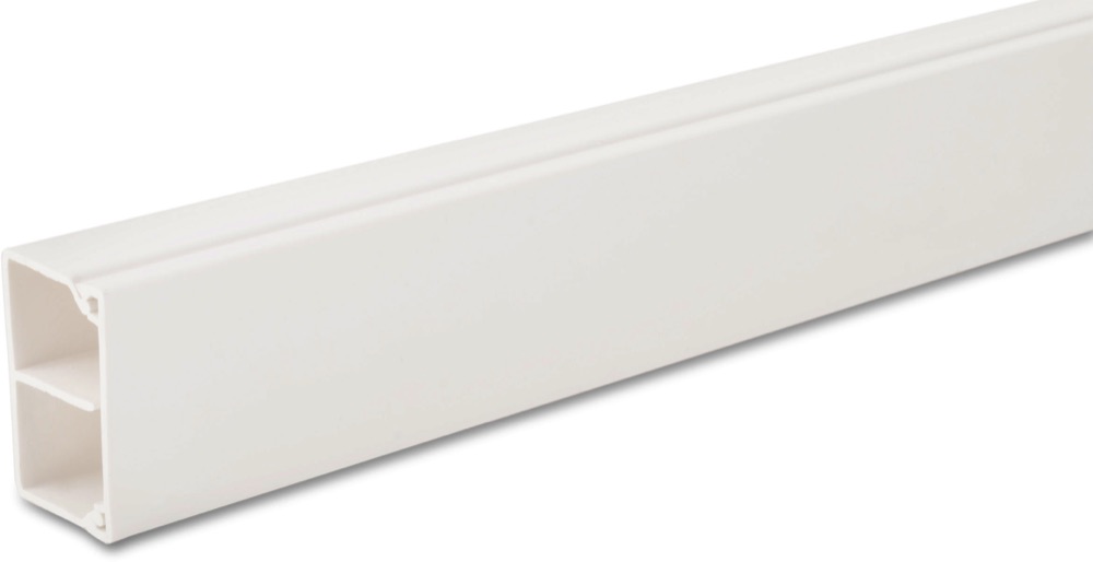 Univolt MIK  16/40/2 FEH 2/30M Kábelcsatorna, fedéllel, válaszfallal, fehér, IP40 termékfotó