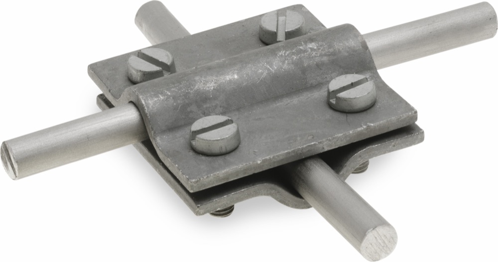 Univolt KKG8-10/ 8-10fvM6 Keresztkötés, könnyü, alaplap M6 menettel, 8-10/8-10 mm, tüzih., 50x50mm