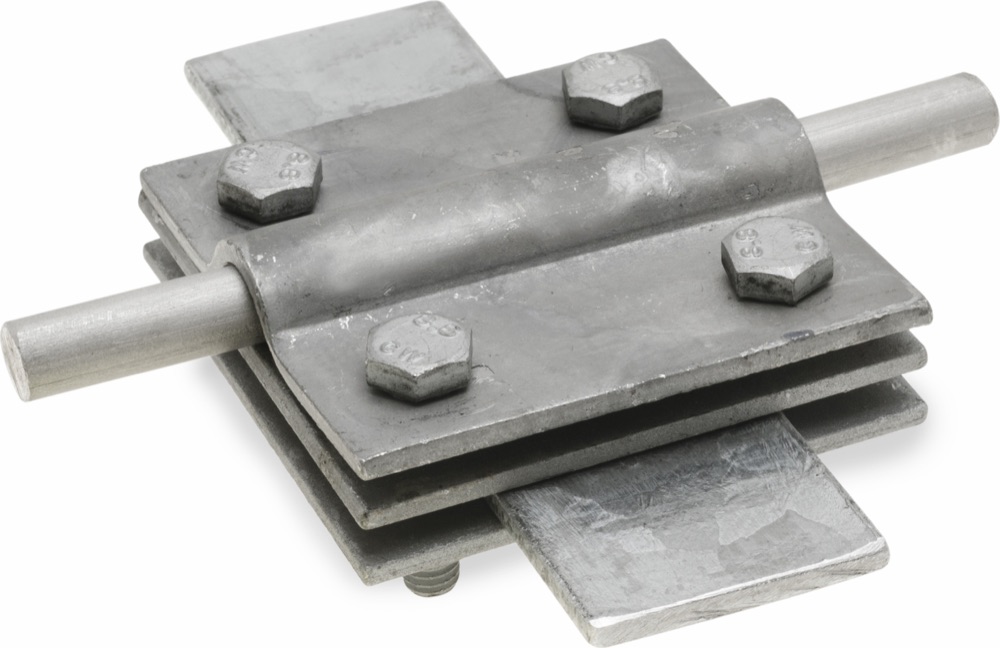 Univolt KK8-10/30fvM6/3RÉSZ Keresztkötés, könnyü, 8-10/30 mm, tüzih., M6/3részes, 60x60mm