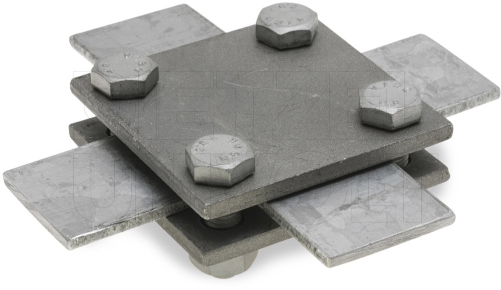 Univolt KK30/30fvM8 Keresztkötés, 30/30 mm, tüzih., M8, 60x60mm