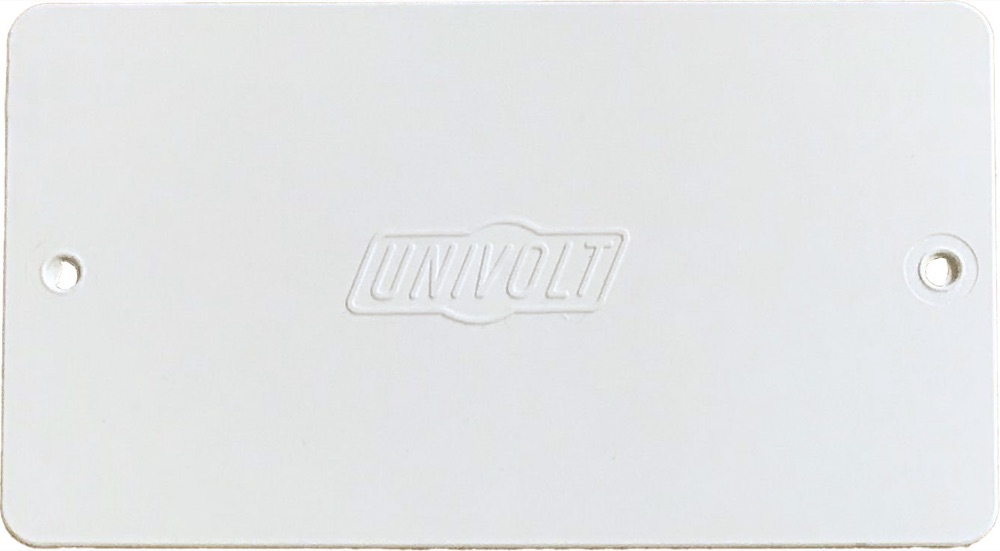 Univolt SBL 2 FEH Dobozfedél, csavarozható, 136x76mm termékfotó