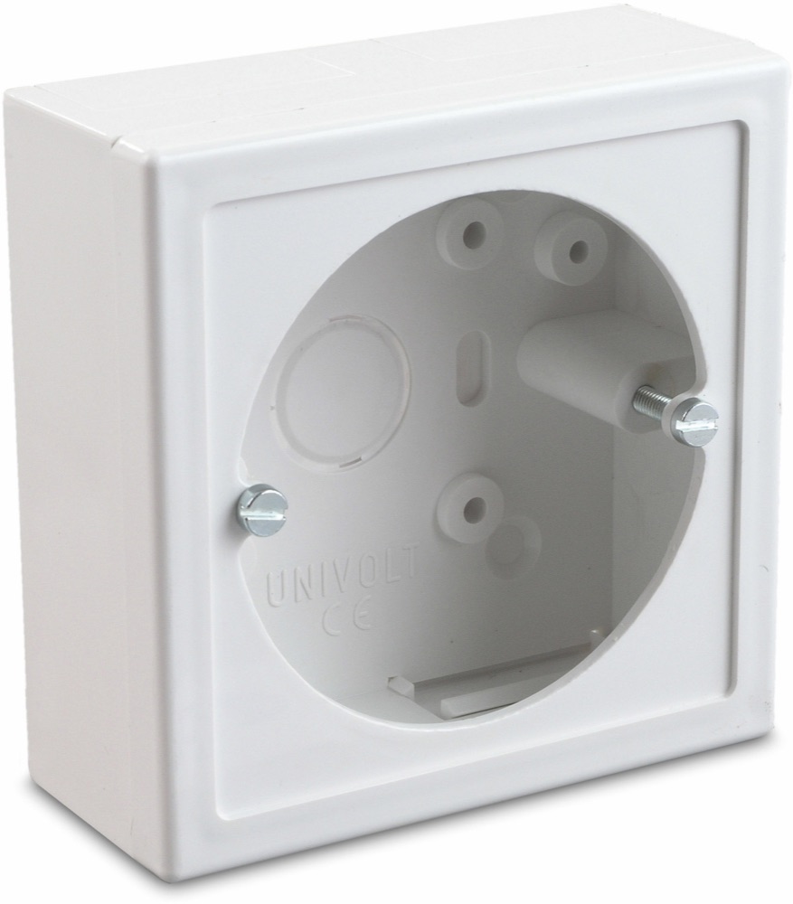 Univolt MSD 85/40 FEH Szerelvénydoboz MIK csatornához, DIN-kerettel, 87x87x40mm termékfotó