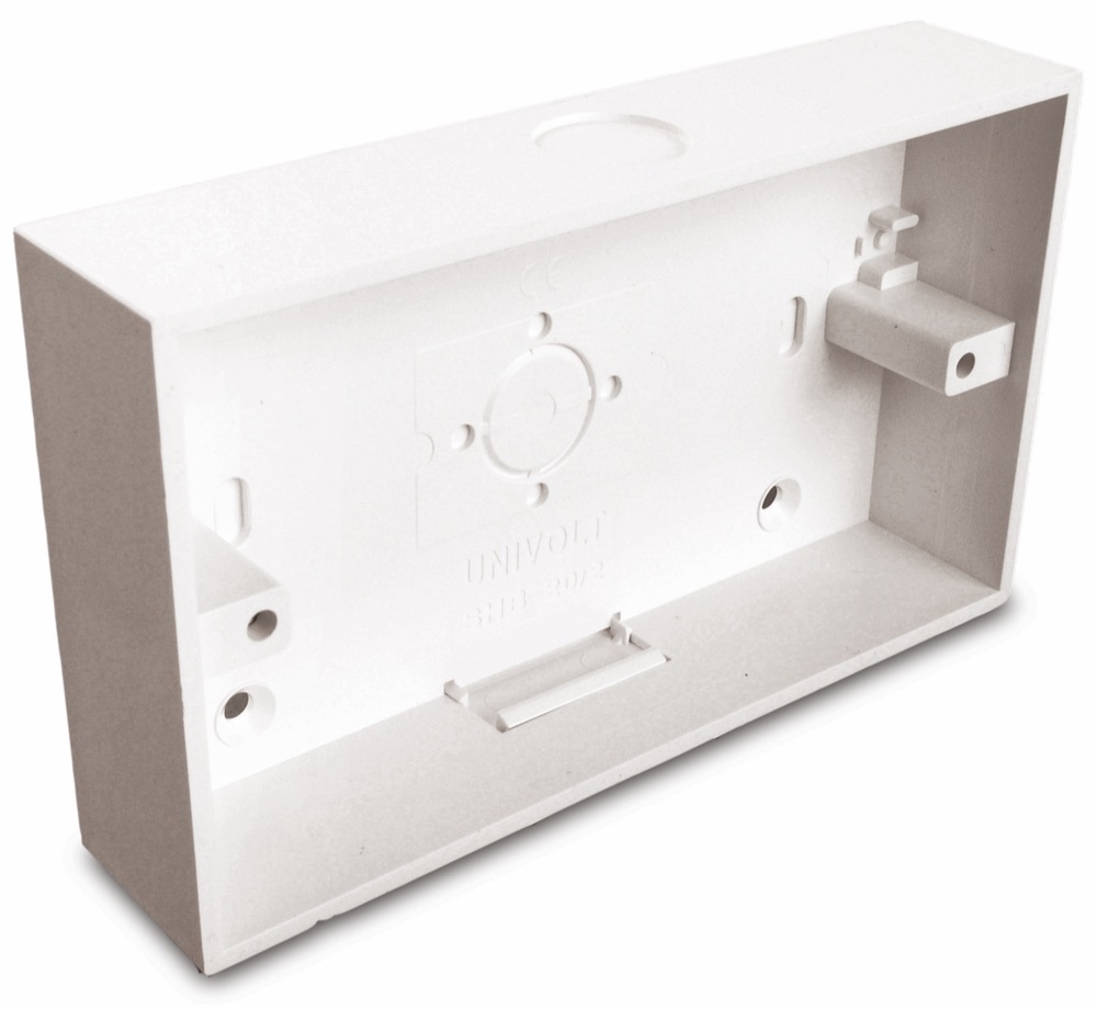 Univolt SHB 20/2 FEH Kötödoboz, PVC, fedél nélkül, 147x87x32mm, falon kívüli termékfotó
