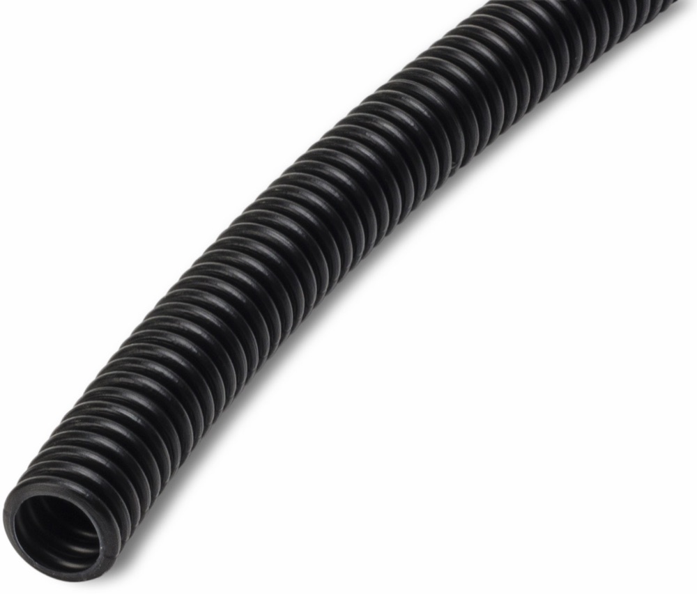 Univolt MFXP 3 FEK PP 100M Mini gégecsö gépiparhoz, átm. 11.4/8.4mm, olaj-vegyianyagálló PP, fekete termékfotó