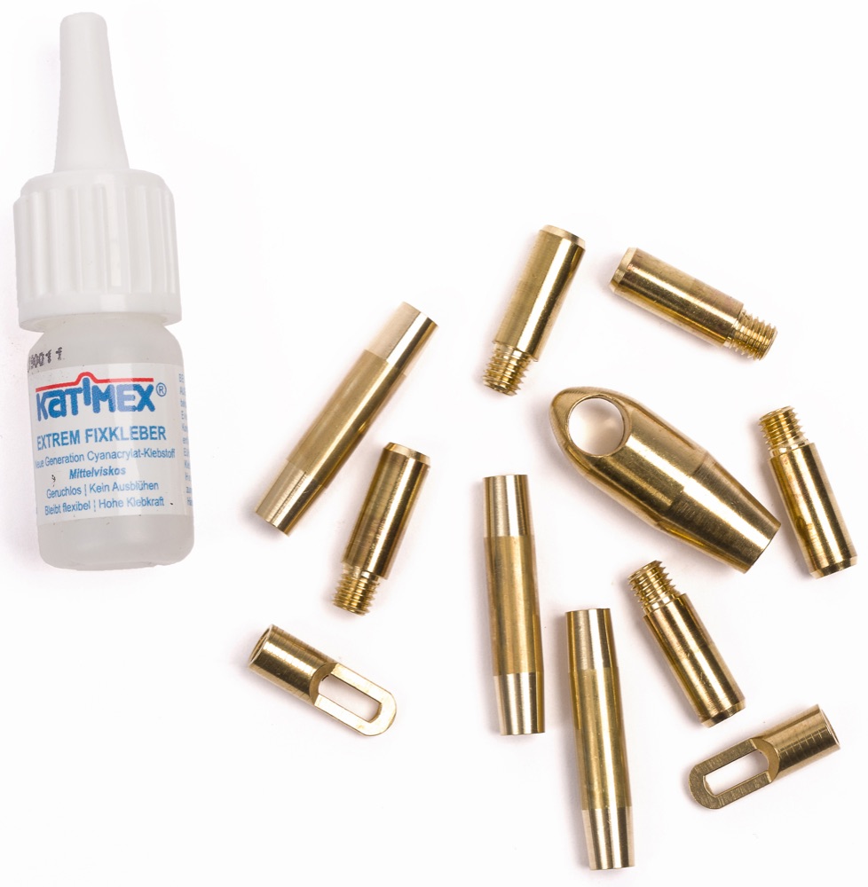 Univolt KM-SERV-SET  (102055) Javítókészlet 4,5mm behúzószálhoz (ragasztó, füzöfej, toldó, kezdöfej)