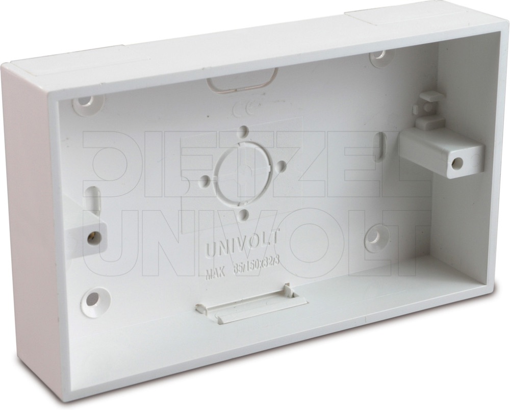 Univolt MAK 85/150x32/3 FEH Kötödoboz MIK csatornához, 147x87x32mm, 3 csatlakozás, fedél nélkül termékfotó