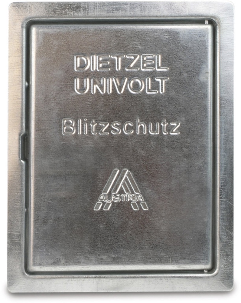 Univolt RT+SV/fv Vizsgáló-összekötö ajtó, bepattintható, tüzih., 230x180x15