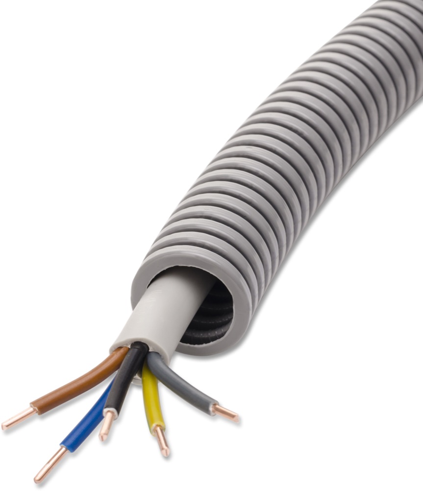 Univolt FXPR 25 SZÜ + MBCU 5x2,5  50M Lépésálló gégecsö, PVC, >750N, MBCu kábellel