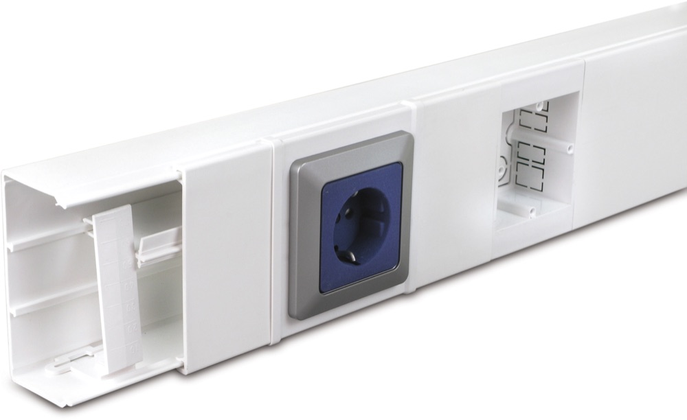 Univolt MAK   75/75 FEH 2/8M                   A Kábelcsatorna, fedéllel, PVC, IP40 termékfotó
