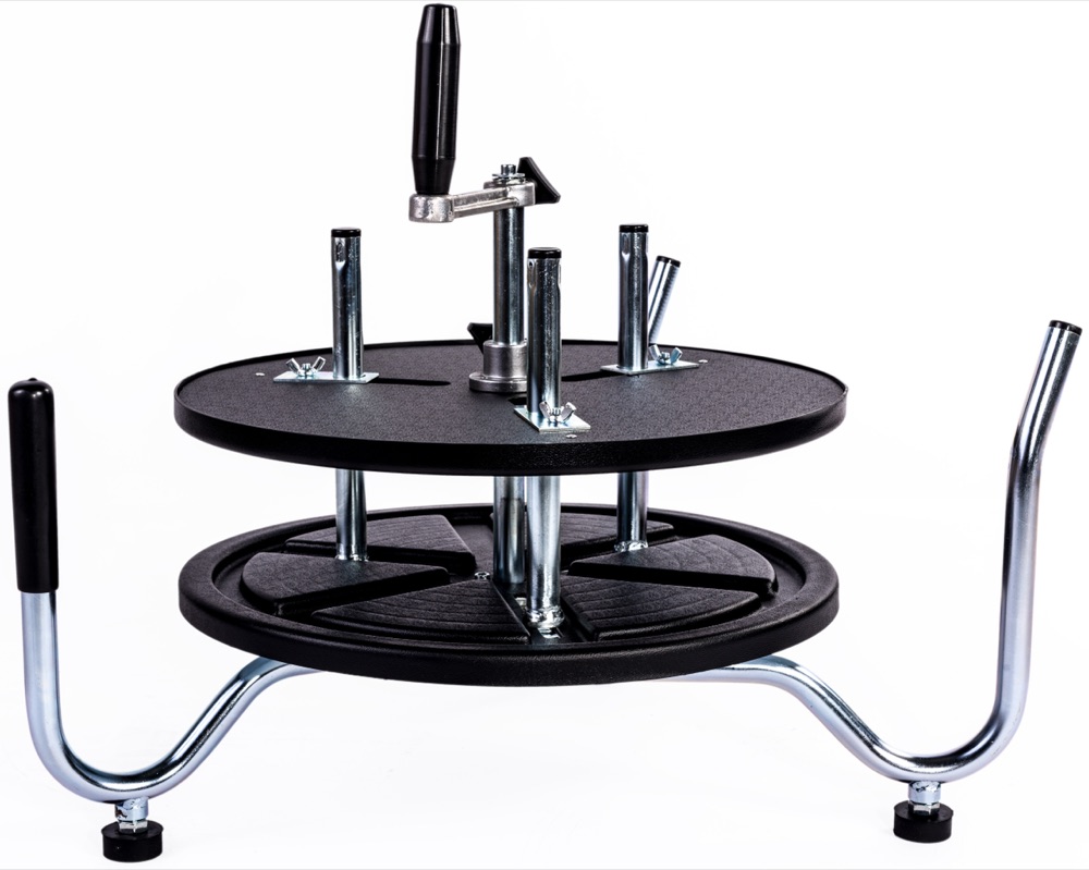 Univolt RINGABWICKLER  (107133) Kábeltekercs-csévélö, tányér átm. kül/bel 380/110mm, állítható, hajtókar termékfotó
