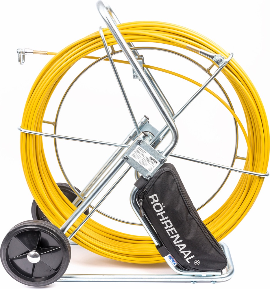 Univolt RA 150 RÖHRENAAL 150m/ 9mm  (103014) Berudaló 150m/9mm üvegszálas, dobátmérö 750 mm, tartozékkal termékfotó