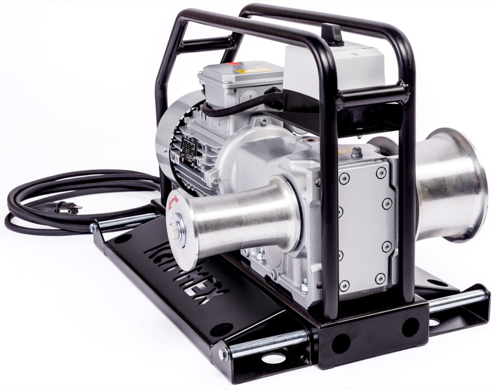 Univolt KSW-E 1200 KÁBELHÚZÓGÉP  (105513) Elektromos k.húzógép 380V/1,1kW, 6,0/12,0kN, 4/8m min., 61x41x41cm, 43kg termékfotó
