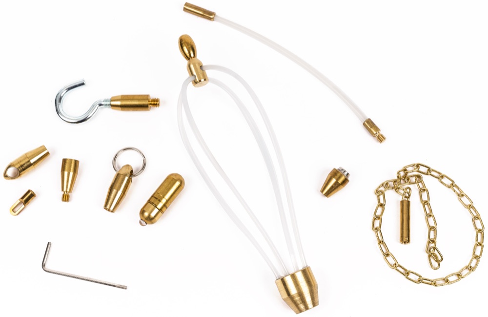 Univolt SCH-ST ZUBEHÖR SET  (106292) Tolórúd tartozék klt: vezetöfej, LED lámpa, horog, lánc, mágnes, adapter termékfotó