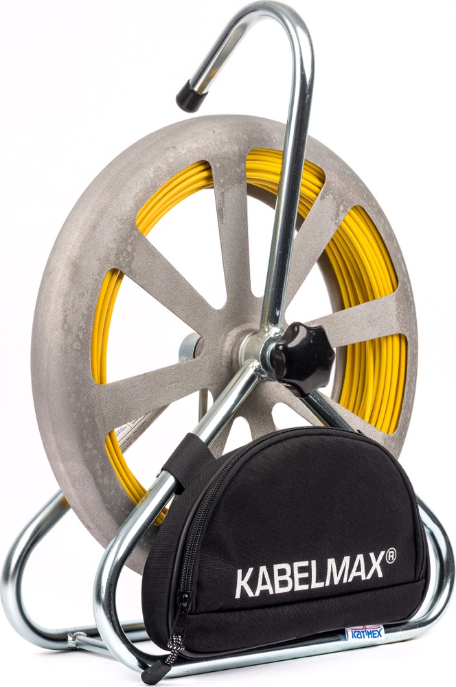 Univolt KM 80 KABELMAX 80m  (102048) Kábelbehúzó, 80m/4,5mm üvegszálas behúzószál, tartozékkal
