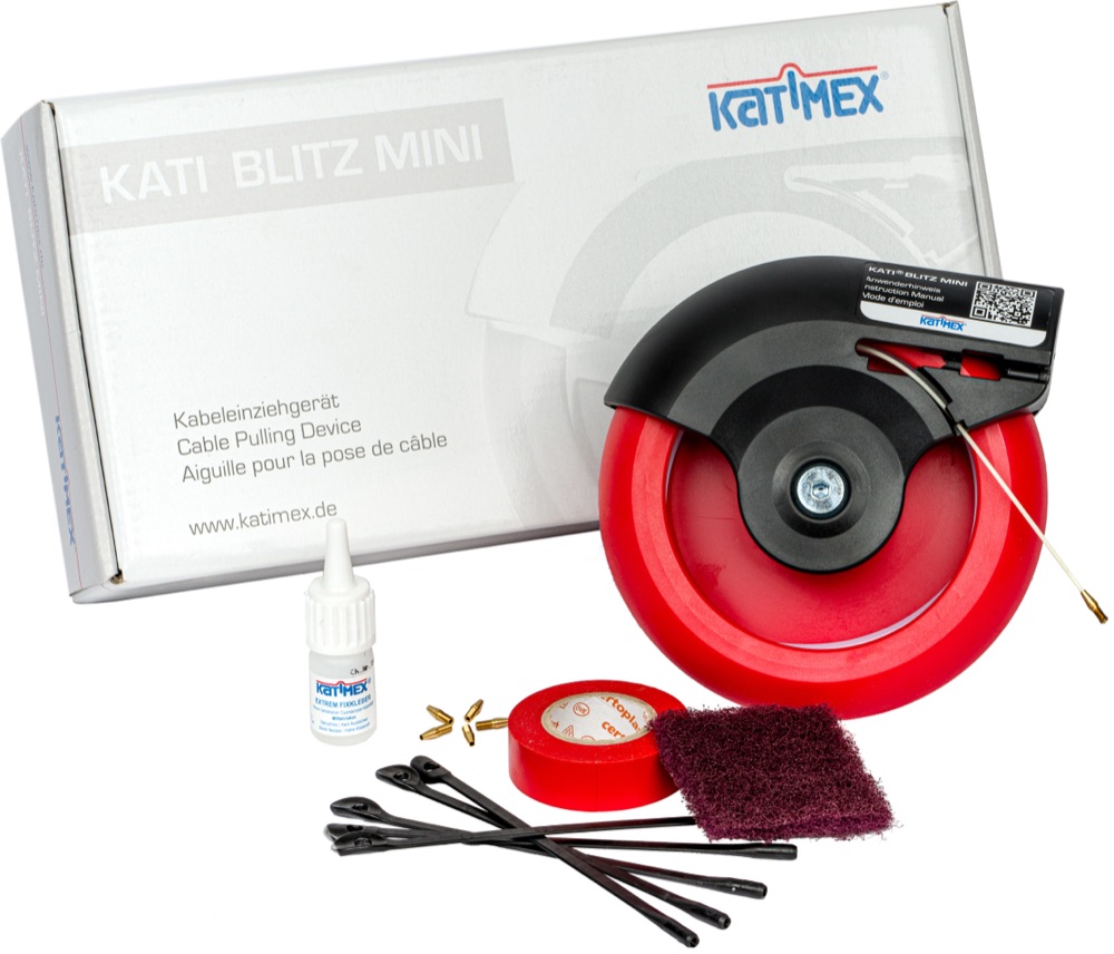 Univolt KB MINI  15m  (101715) Behúzó készlet, 15m/1,2mm üvegsz.behúzószál, tartozék, optikai kábelhez