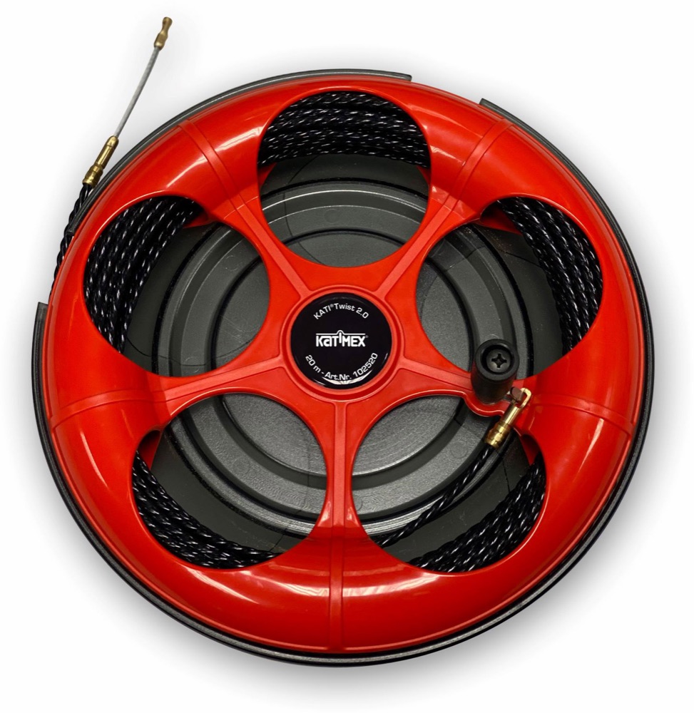 Univolt KATI TWIST 2.0 4,5/20  (102520) Kábelbehúzó, 4,5mm csavart müanyag behúzószál, hossz 20m