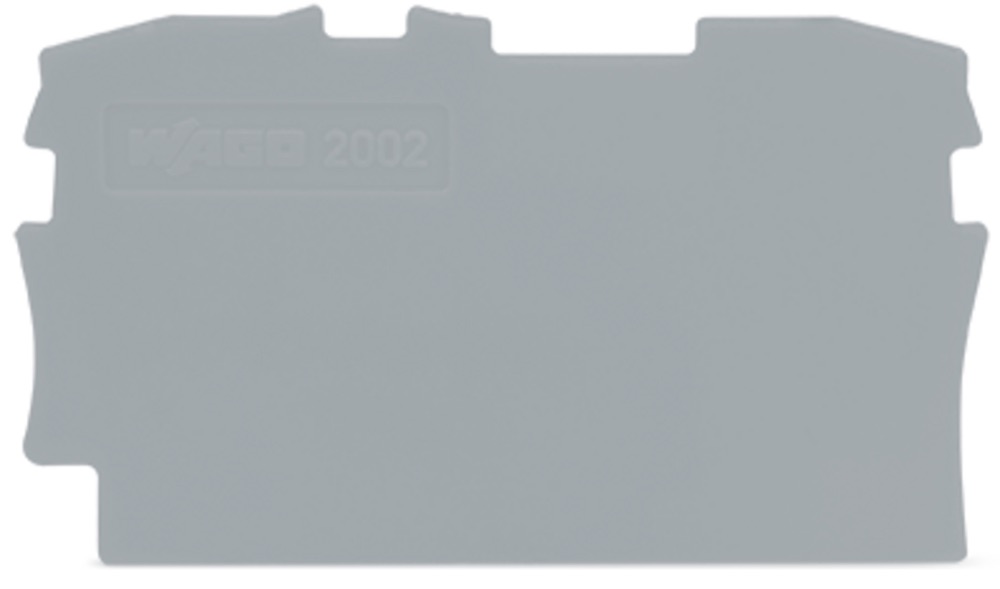WAGO 2002-1291 TOPJOB_S Véglap szürke - 2001; 2002 sorozatú sorkapcsokhoz