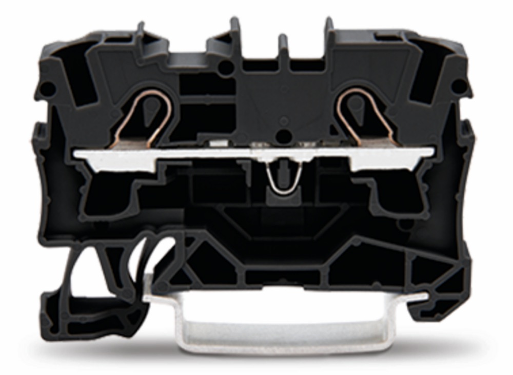 WAGO 2004-1205 2 vezetékes átmenő sorkapocs 4 -mm2, fekete