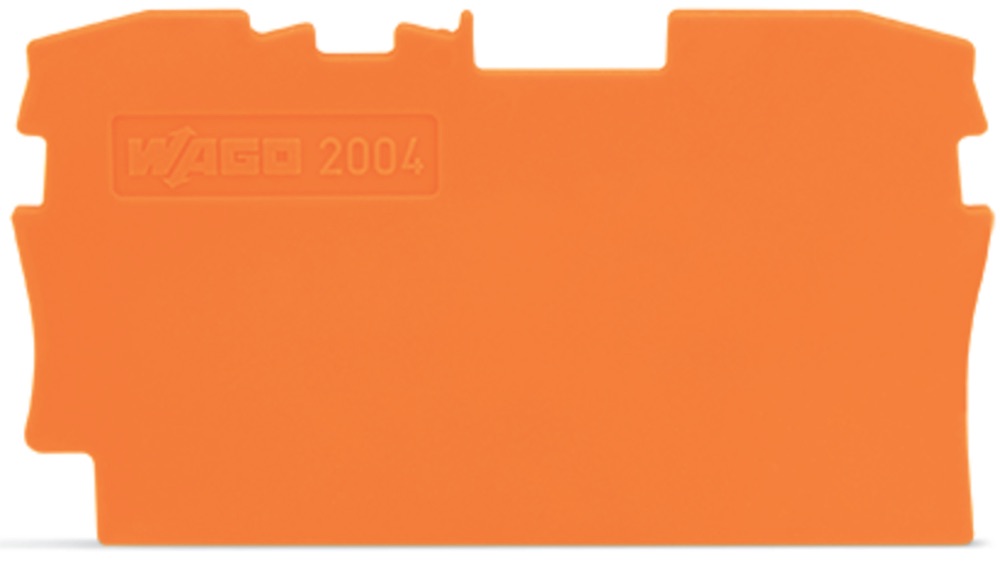 WAGO 2004-1292 Vég- és válaszlap, 1 mm vastag