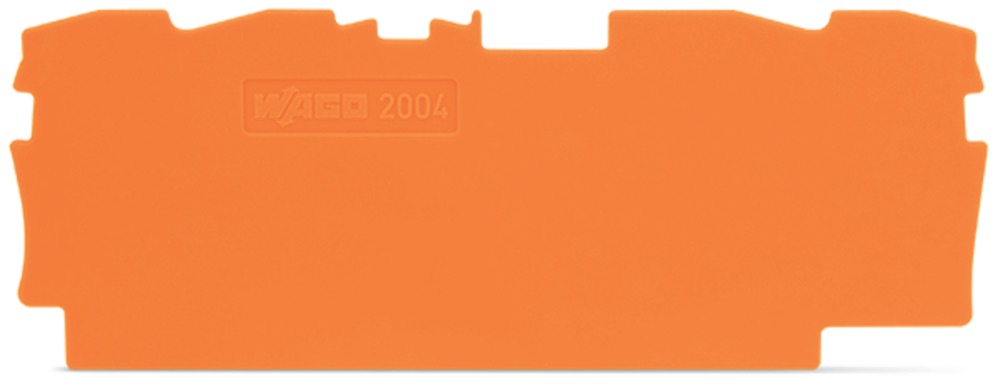 WAGO 2004-1492 Vég- és válaszlap 1mm vastag, narancssárga